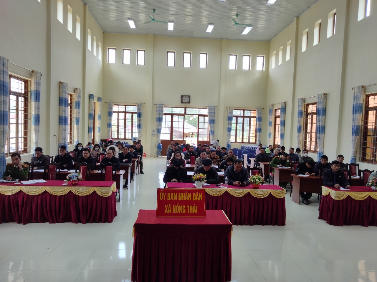 Đảng bộ xã Hồng Thái học tập Nghị quyết Hội nghị lần thứ sáu, Ban Chấp hành Trung ương Đảng khóa XIII